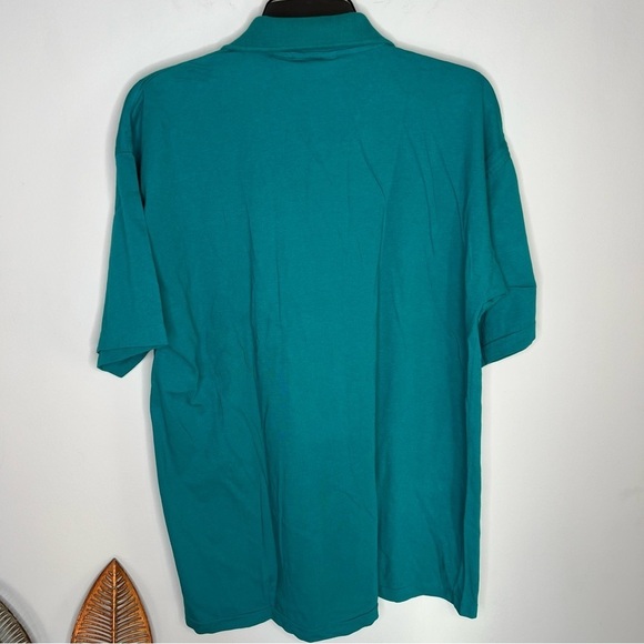 B4 VTG CHRISTIAN DIOR Monsieur Mens Shirt Green Front Pocket Short Sleeve - Picture 6 of 7